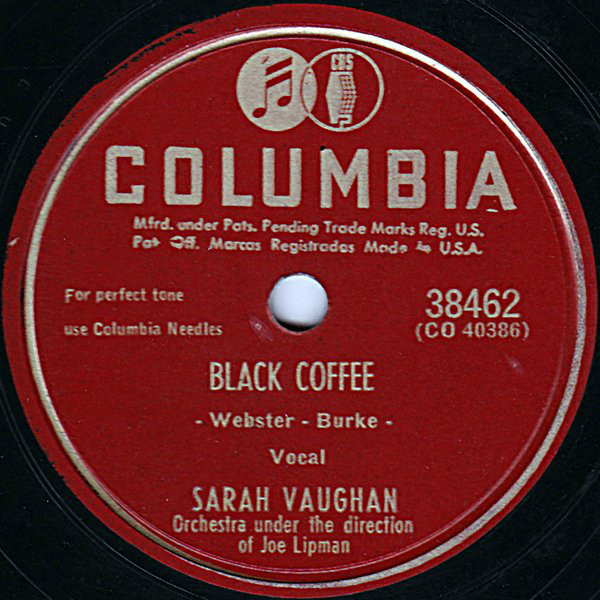 Sarah Vaughan Black Coffee