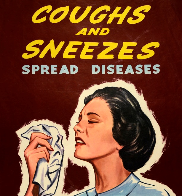 Crop of Vintage New Zealand Public Health Poster